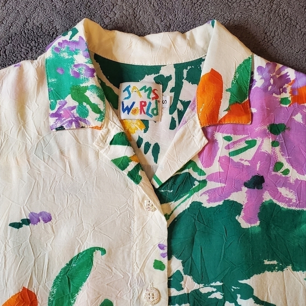 Jams World Vintage Verdant Hawaiian Shirt - Picture 3 of 12